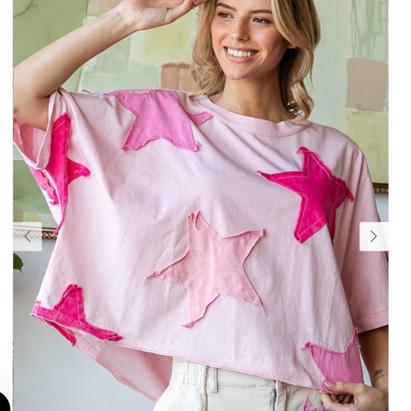 Oli and Hali “ Vancouver “ Oli & Hali Washed Star Patch Tee SR12 - Picture 2 of 6